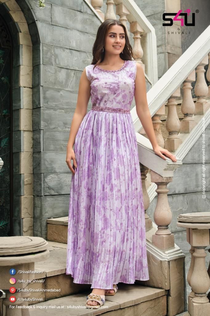 S4u Rangrez Fancy Wear New Look Fancy Party Wear Designer Kurti Collection